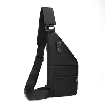 Xajzpa Men's Trend Chest Bag Fashionable Lightweight Comfortable Mini Messenger Bag Personalized Casual Korean Shoulder Crossbody Bag